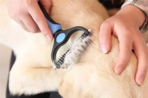 GroomingDouble® - The Ultimate Tool for Your Double-Coated Pet.